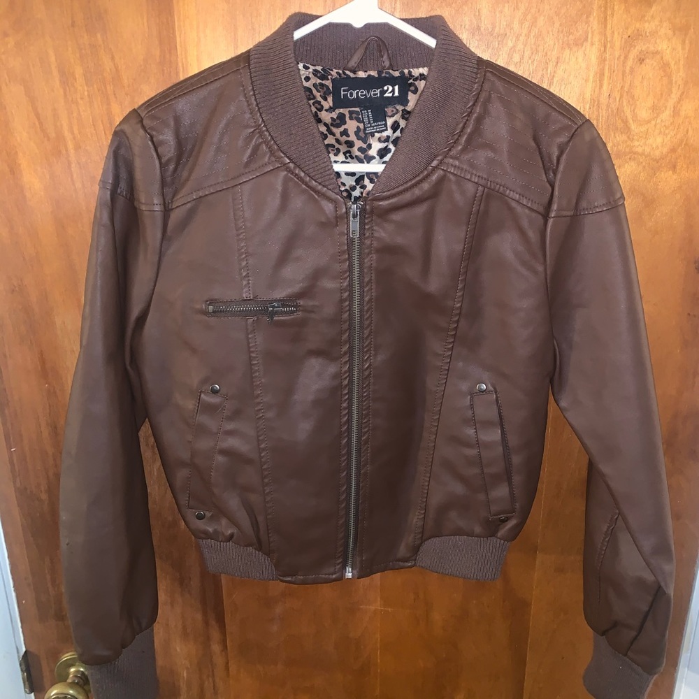 Forever 21 brown jacket